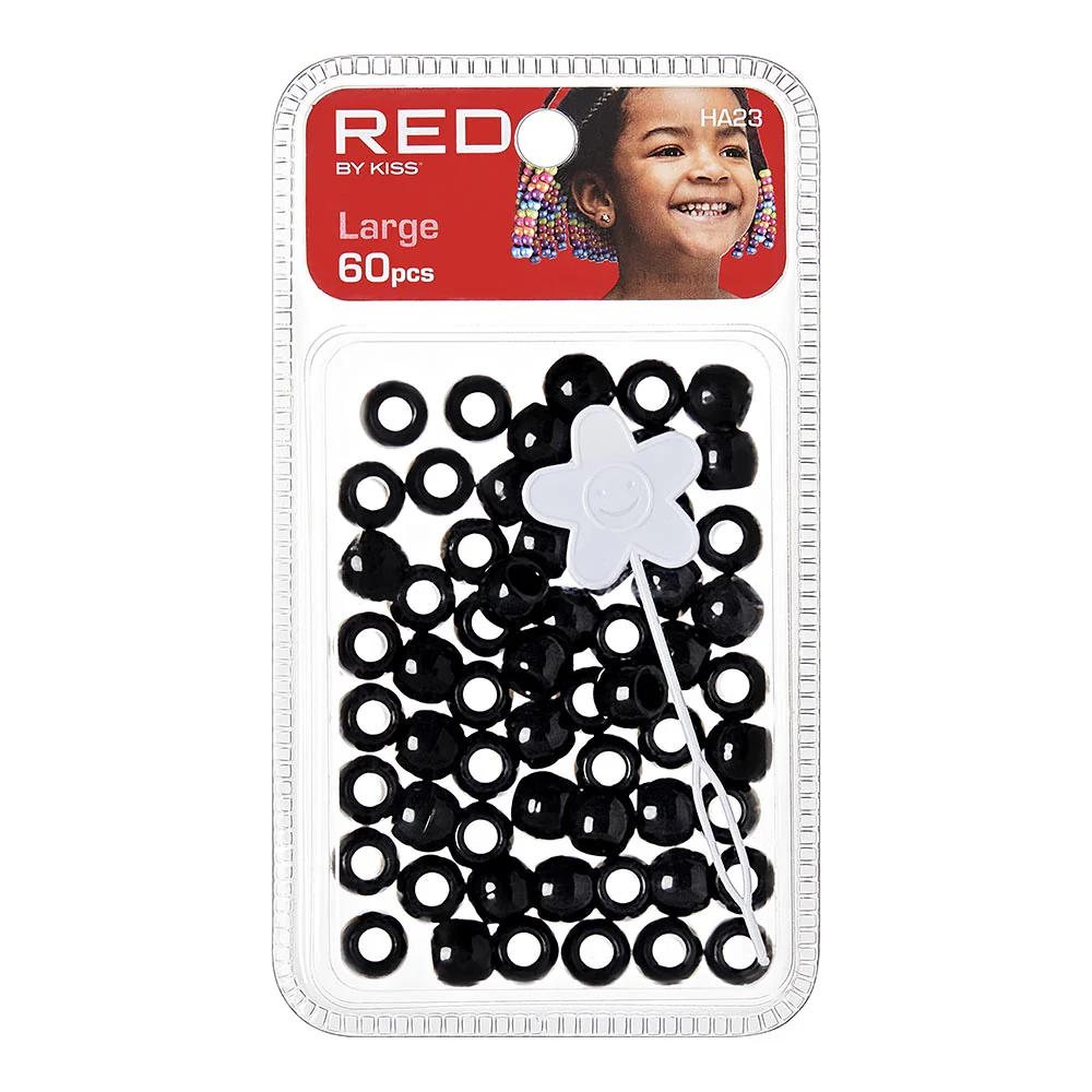 Red by Kiss Large Hair Beads 60pcs - Image 6