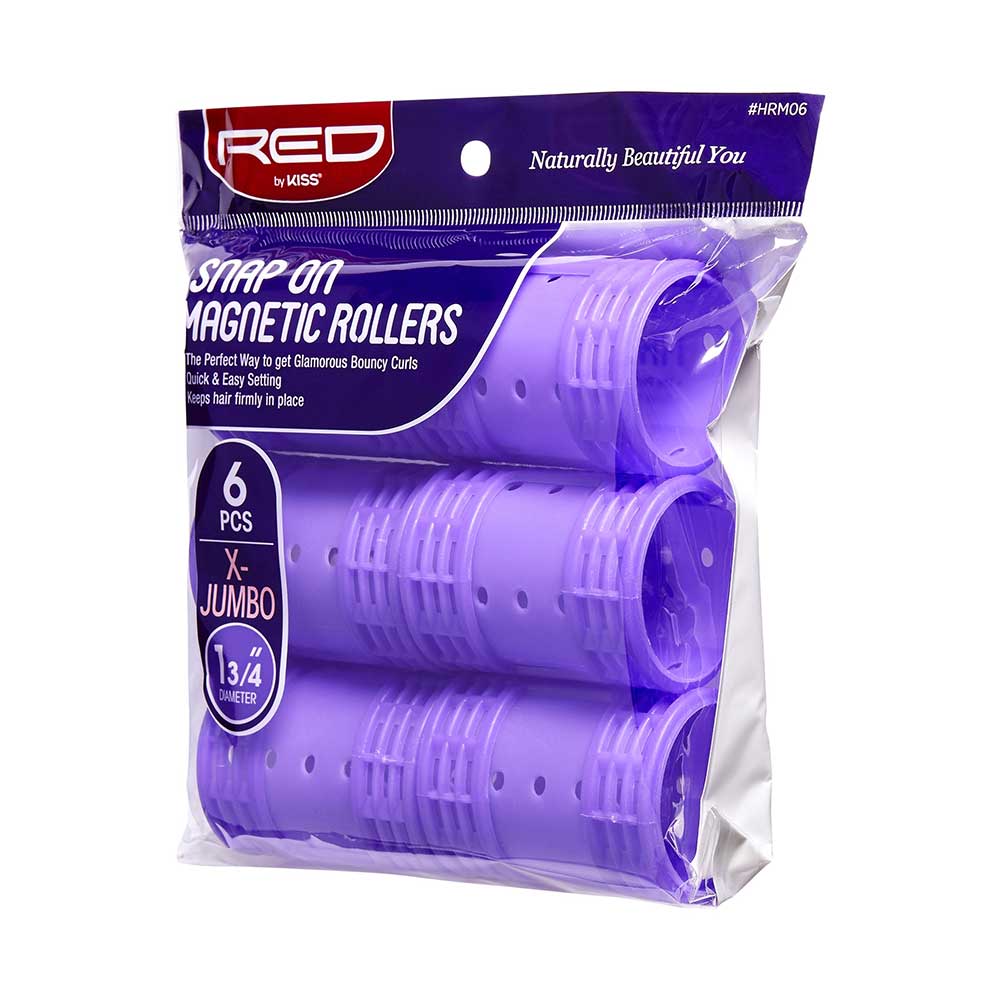 Red by Kiss Snap-On Magnetic Rollers - HRM01–HRM06 - Image 5