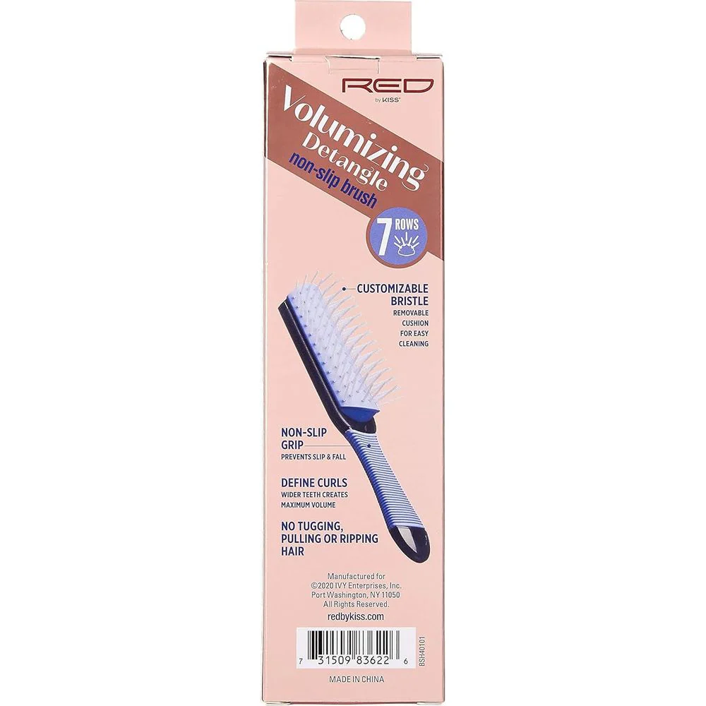 Red by Kiss Volumizing Detangle Non-Slip Brush – Full Detangle - Image 2