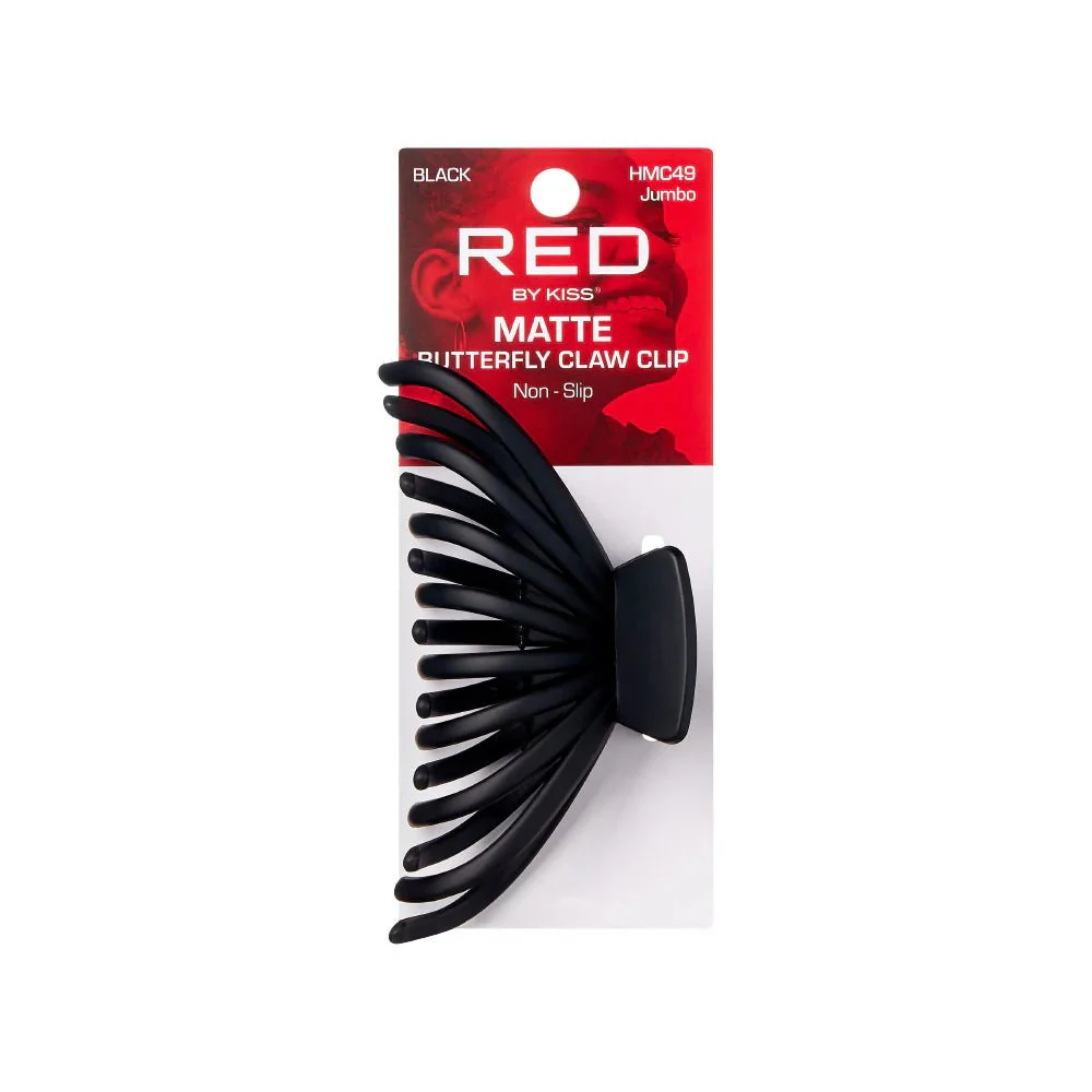 Red by Kiss Matte Butterfly Claw Clip – Jumbo