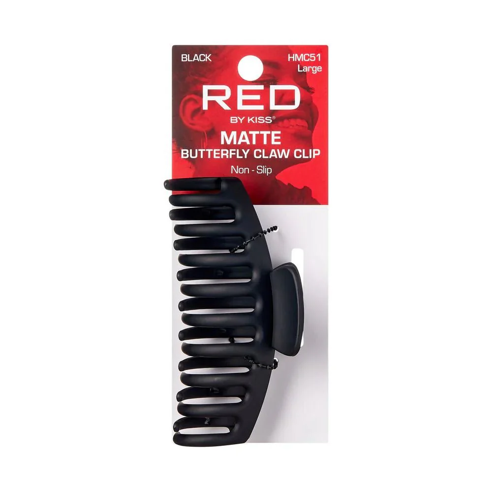 Red by Kiss Matte Butterfly Claw Clip – Large - Image 2