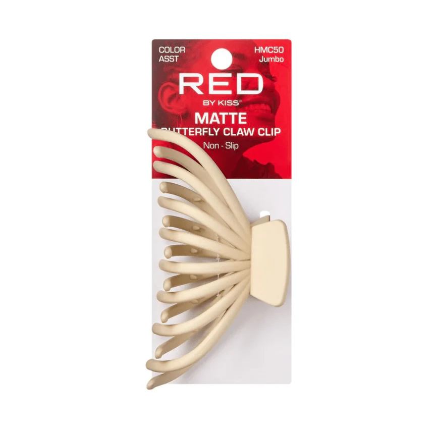 Red by Kiss Matte Butterfly Claw Clip – Jumbo