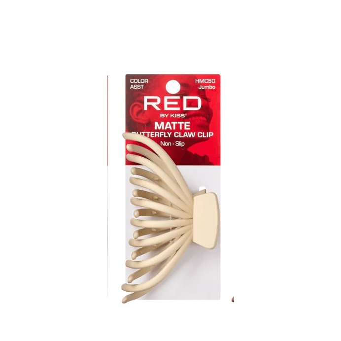 Red by Kiss Matte Butterfly Claw Clip – Jumbo - Image 2