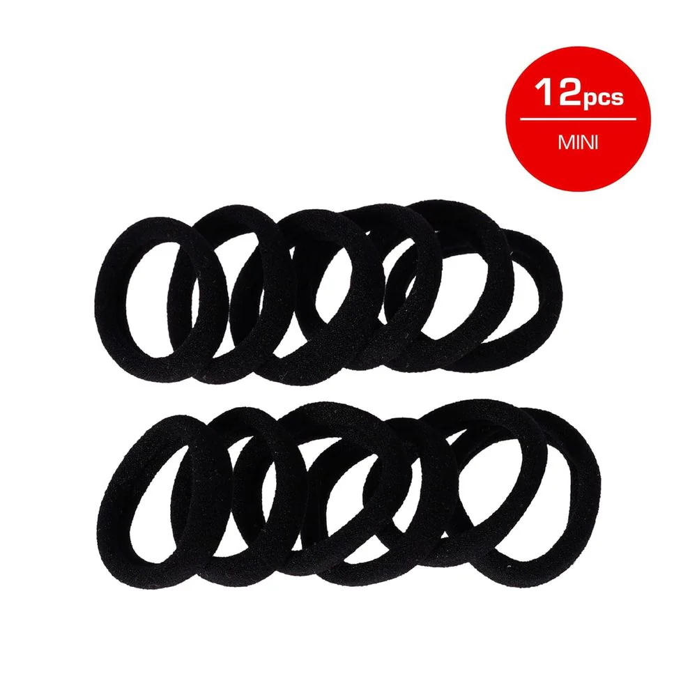 Red by Kiss Mini Ponytail Holders – 12 Count - Image 5