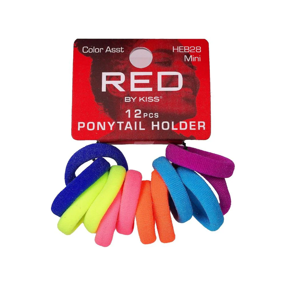 Red by Kiss Mini Ponytail Holders – 12 Count - Image 6