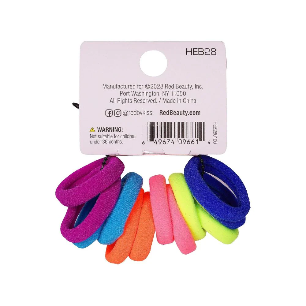 Red by Kiss Mini Ponytail Holders – 12 Count - Image 7