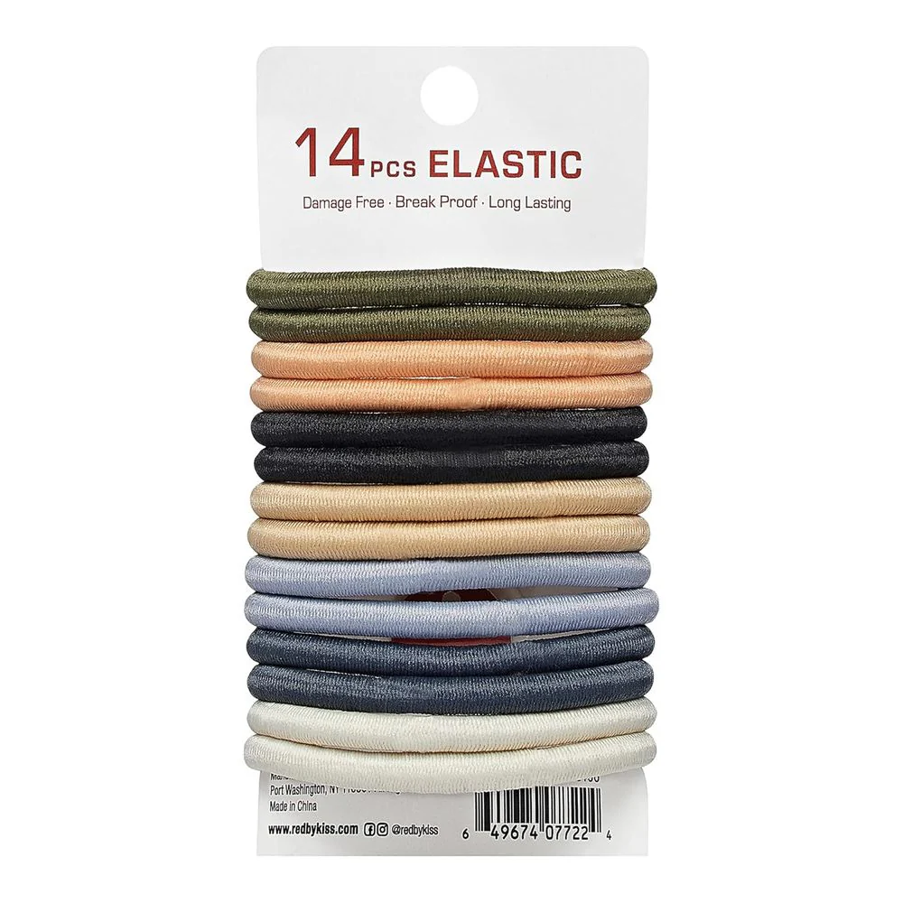 Red by Kiss Maximum Hold Elastic Hair Bands – 5mm - Image 6