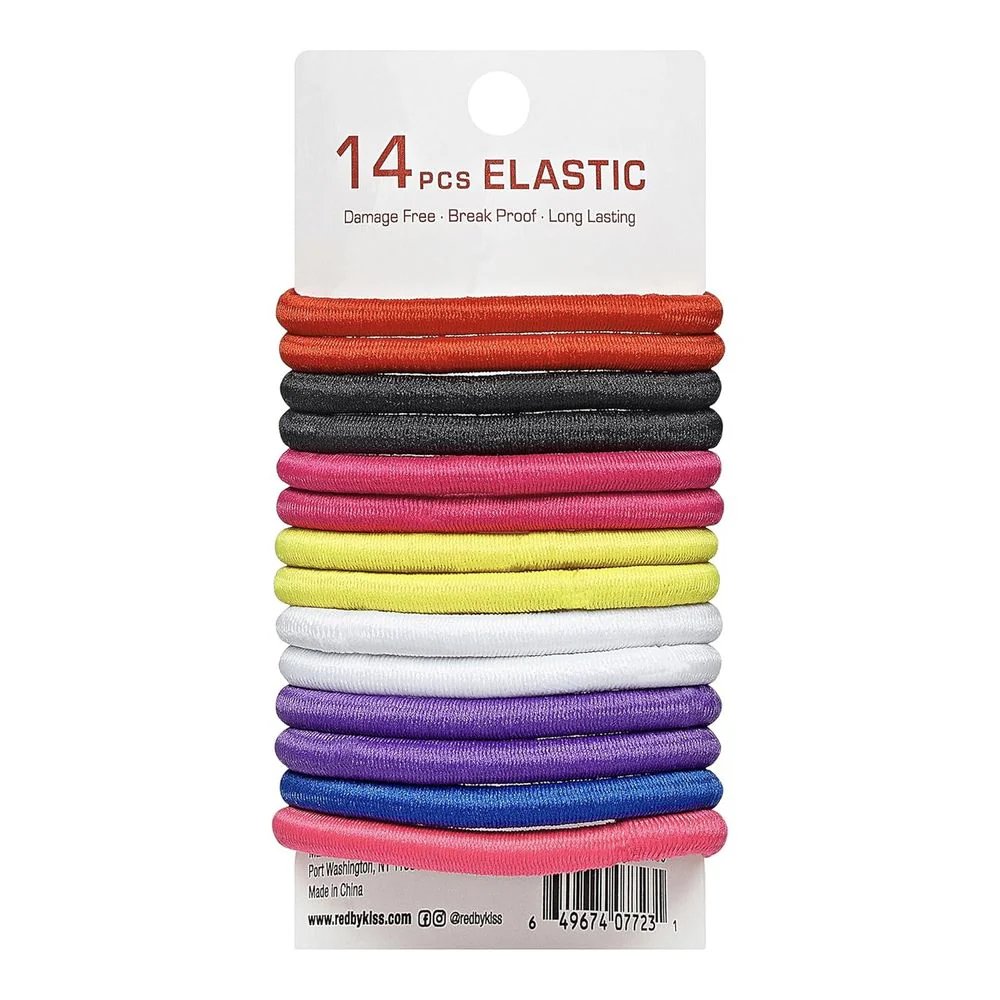 Red by Kiss Maximum Hold Elastic Hair Bands – 5mm - Image 7