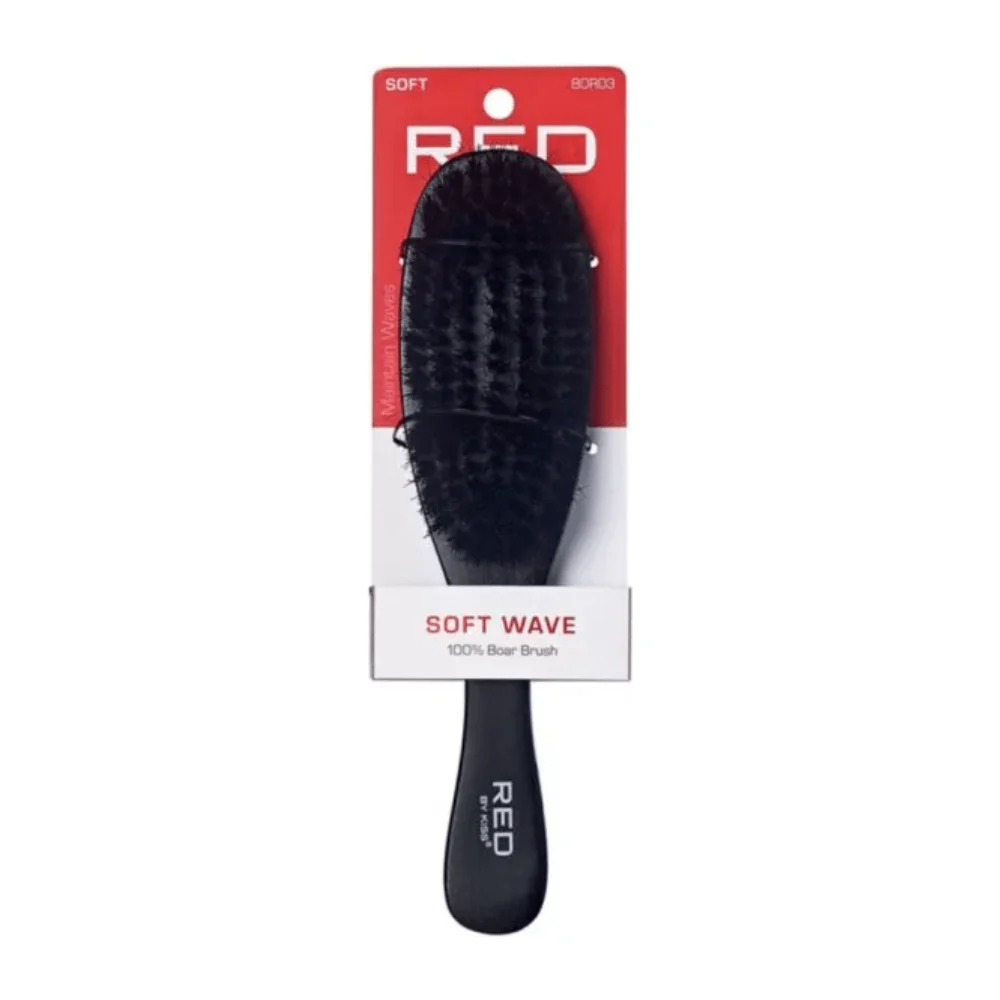 Red by Kiss Soft Wave Boar Brush – Soft