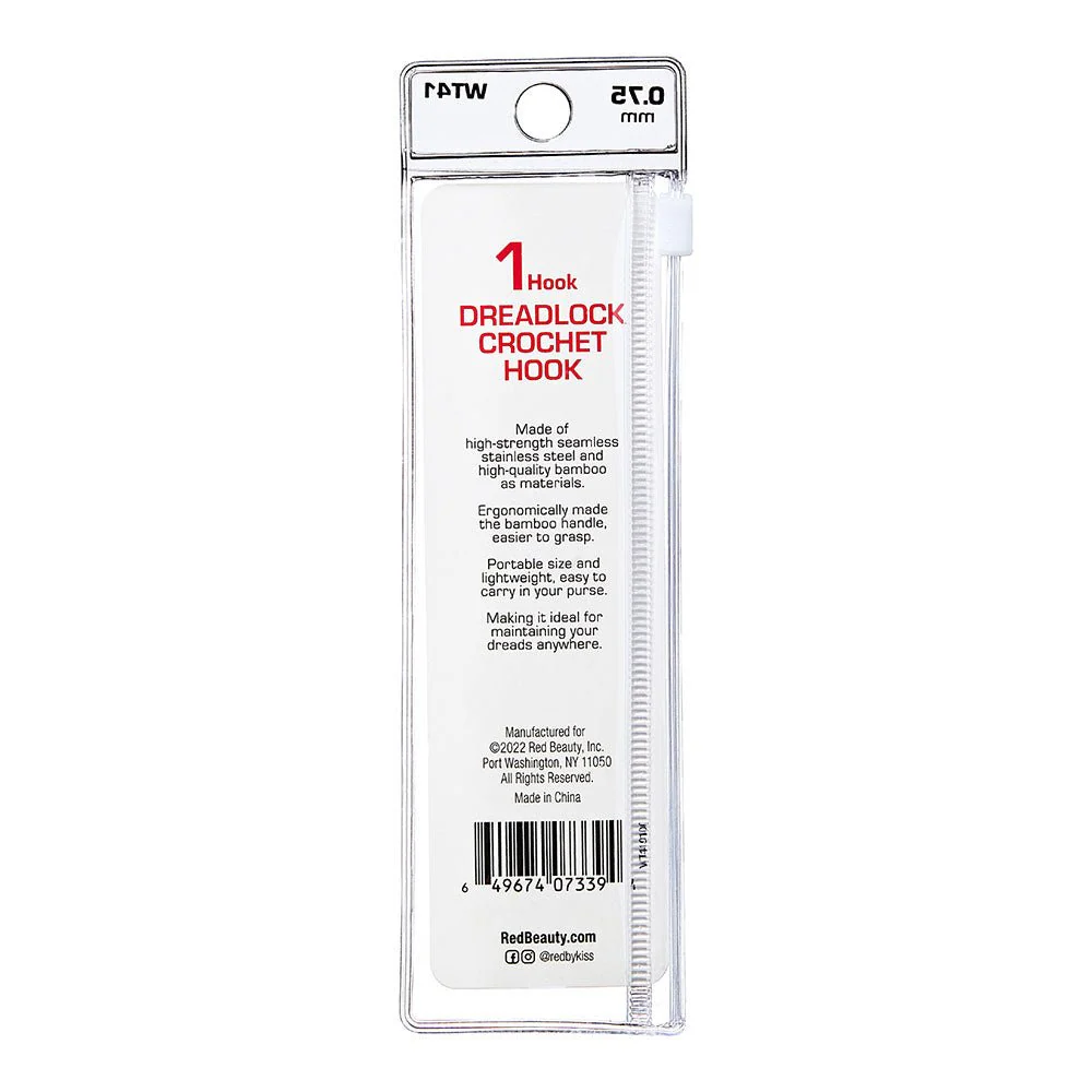 Red by Kiss 1 Hook Crochet Needle – 0.75 mm - Image 2