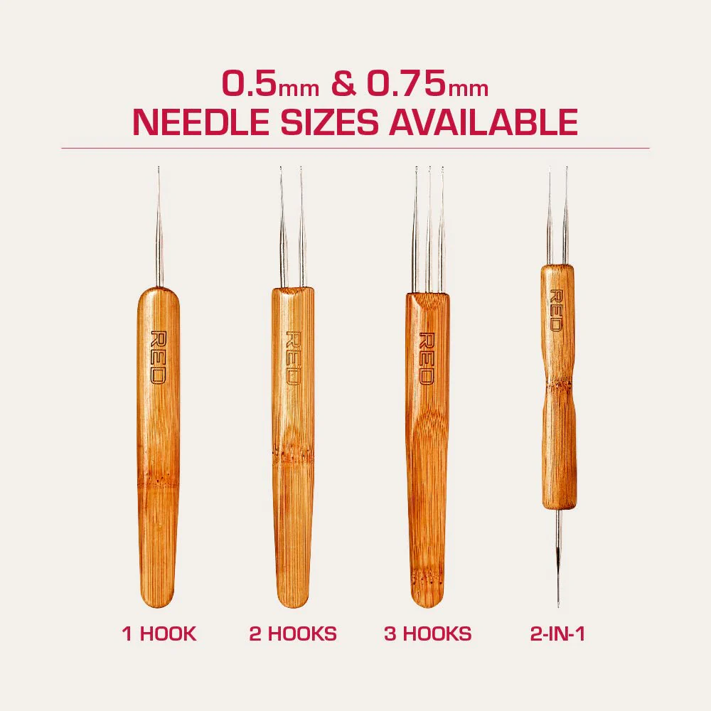 Red by Kiss 1 Hook Crochet Needle – 0.75 mm - Image 6