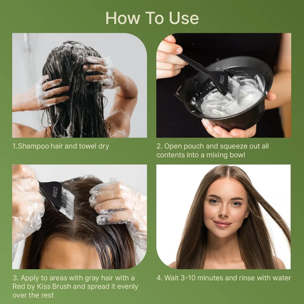 Red by Kiss Natural Herbal Color Change Shampoo - Image 8