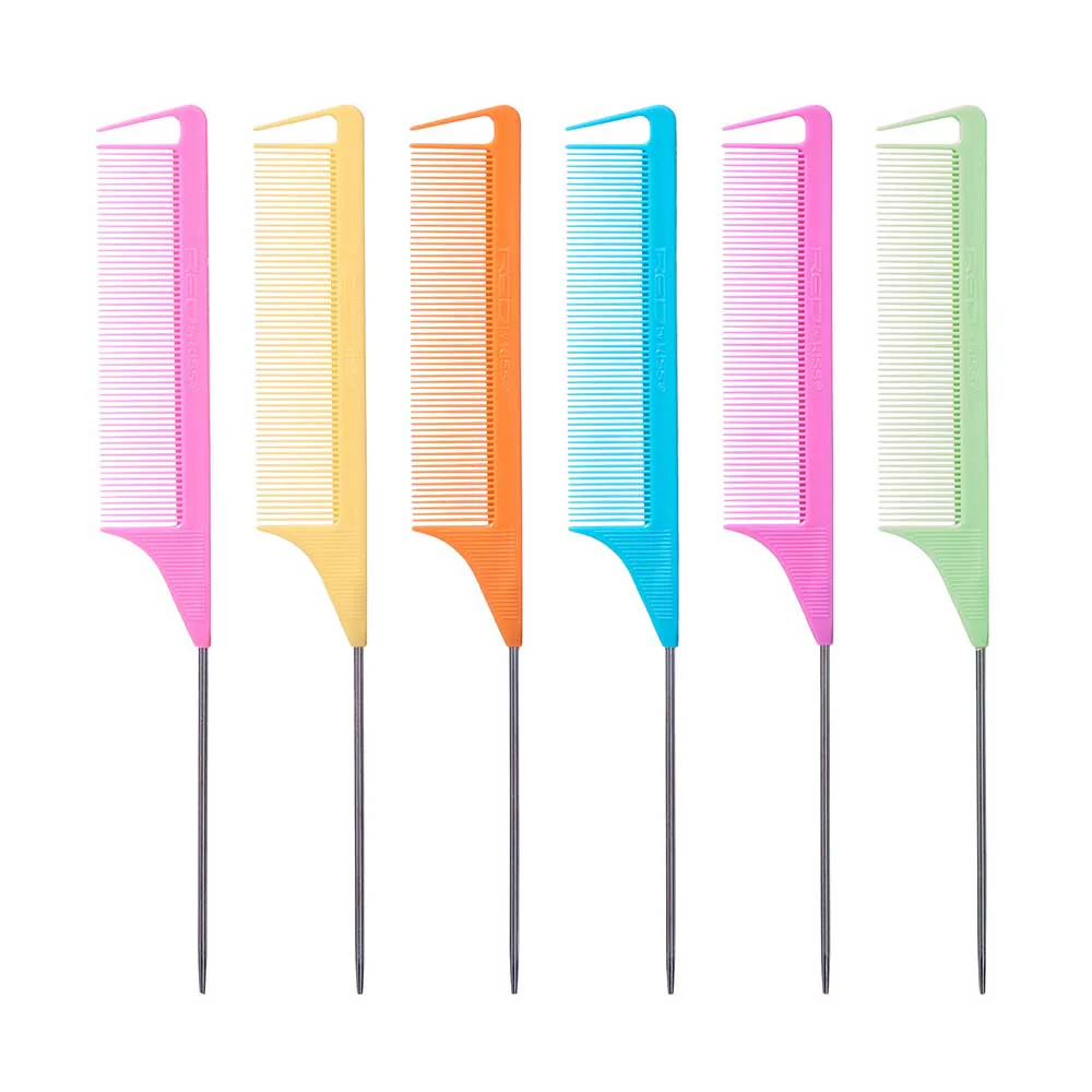 Red by Kiss – Parting Pin Tail Comb (48pcs) - Image 4