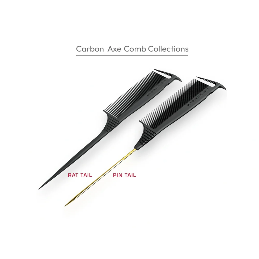 Red by Kiss Axe Pin Tail Comb - Image 3