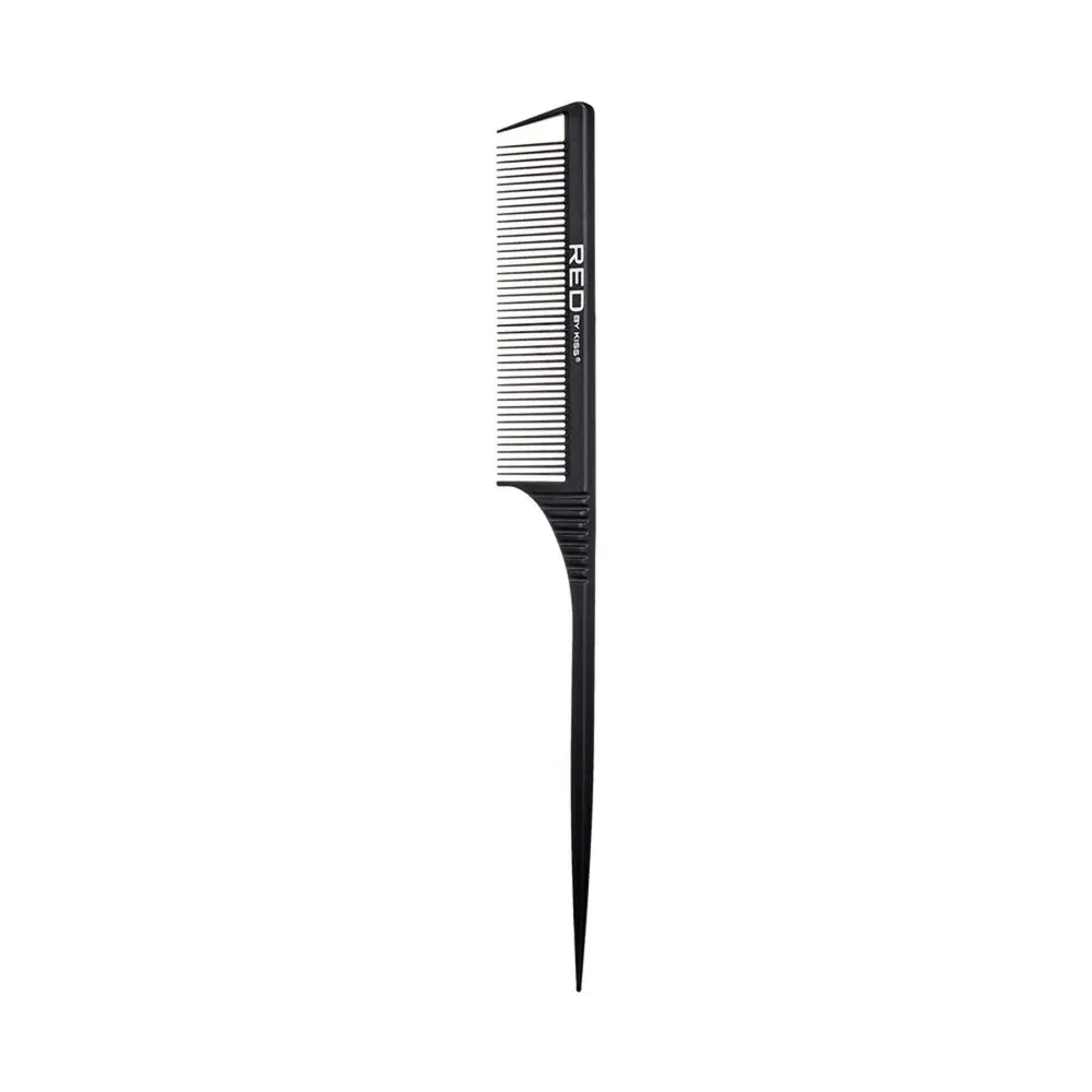 Red by Kiss Carbon Fiber Parting Rat Tail Comb - Image 5