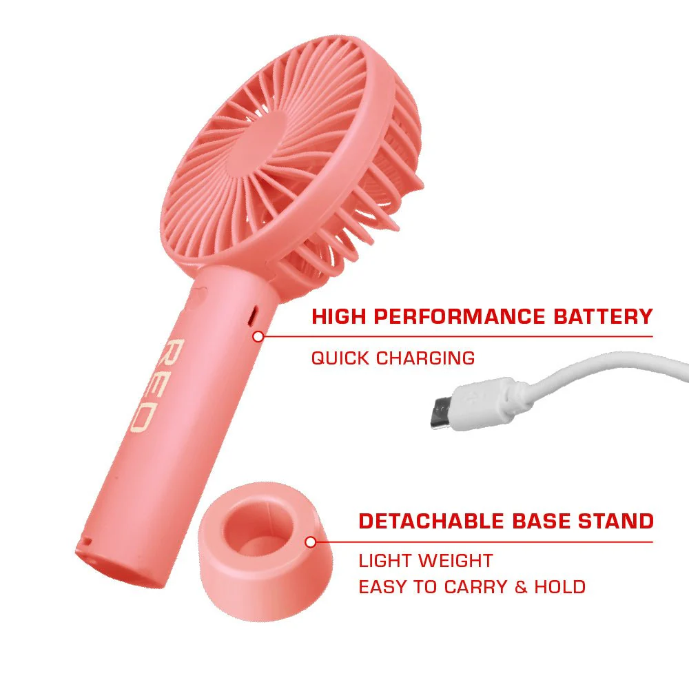 Red by Kiss Portable Handheld Beauty Fan - Image 13