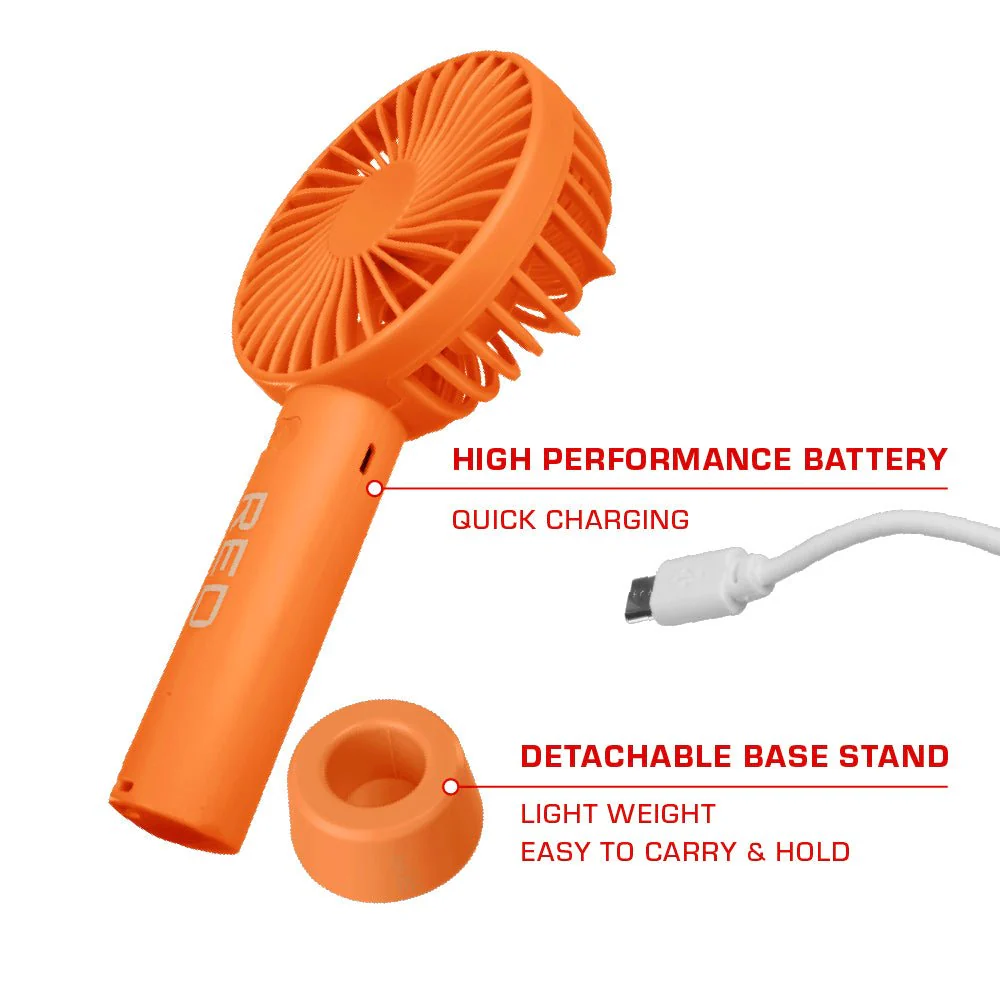 Red by Kiss Portable Handheld Beauty Fan - Image 17