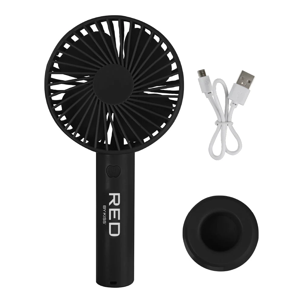 Red by Kiss Portable Handheld Beauty Fan - Image 5