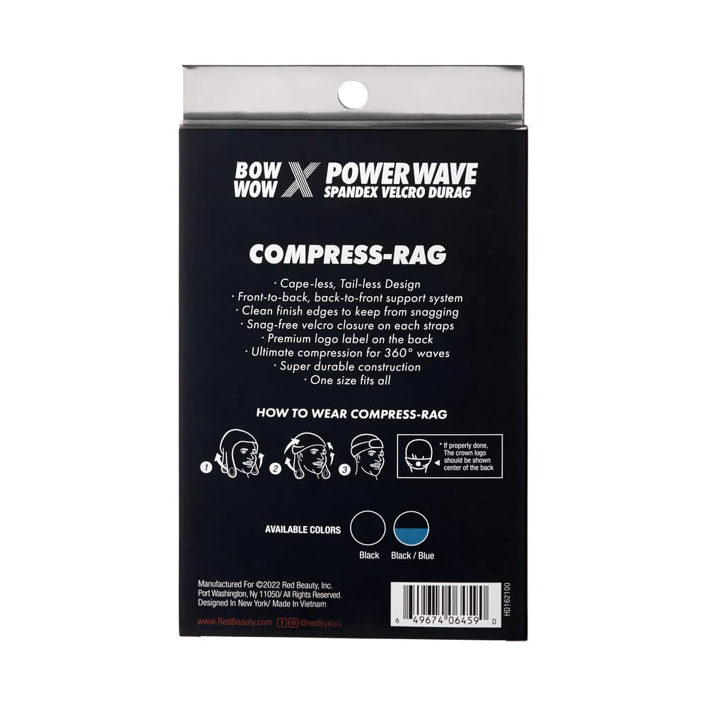 Red by Kiss Premium Bow Wow Power Pattern Velvet Compress Rag - Image 12