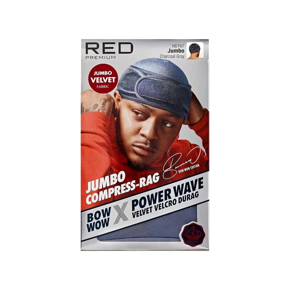 Red by Kiss Premium Bow Wow Power Pattern Velvet Compress Rag - Image 8