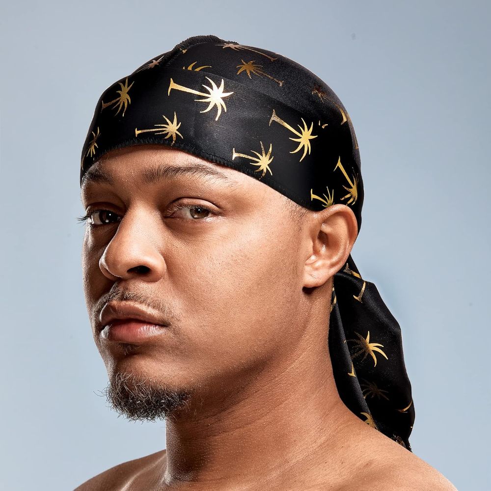 Red by Kiss Premium Bow Wow X Power Wave Lit Gold Silky Durag - Image 10