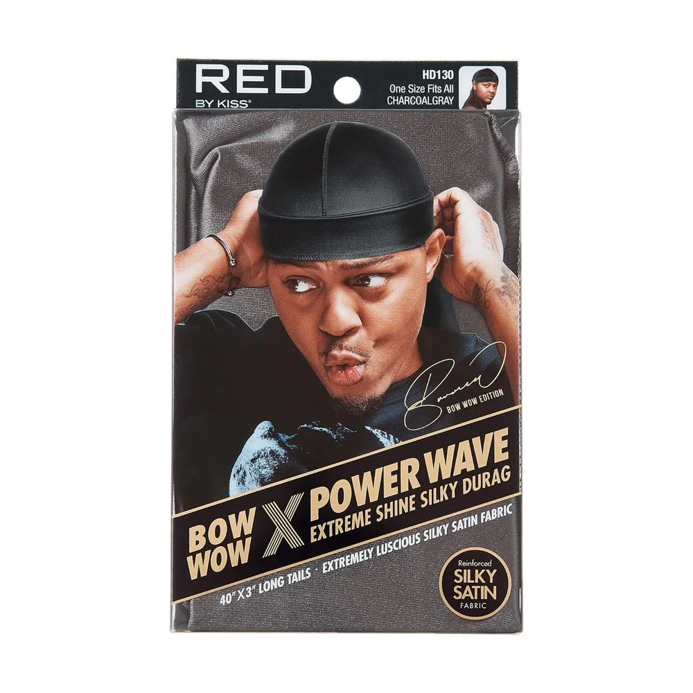Red by Kiss Bow Wow Power Wave Shine Silky Durag – Max Hold - Image 10