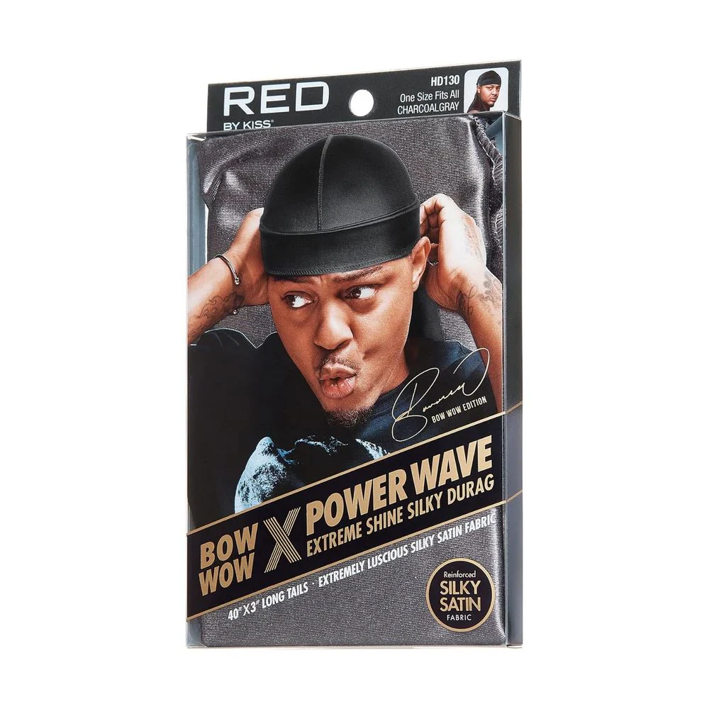 Red by Kiss Bow Wow Power Wave Shine Silky Durag – Max Hold - Image 19