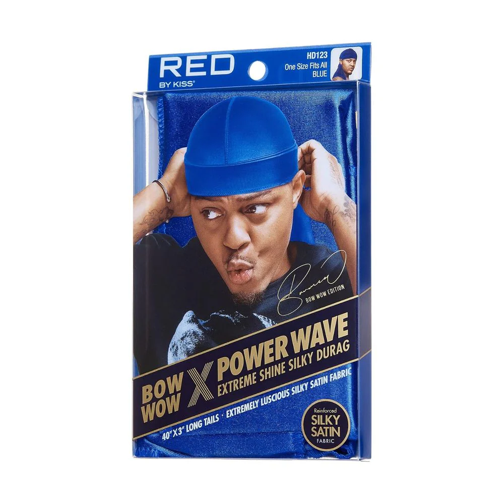 Red by Kiss Bow Wow Power Wave Shine Silky Durag – Max Hold - Image 22