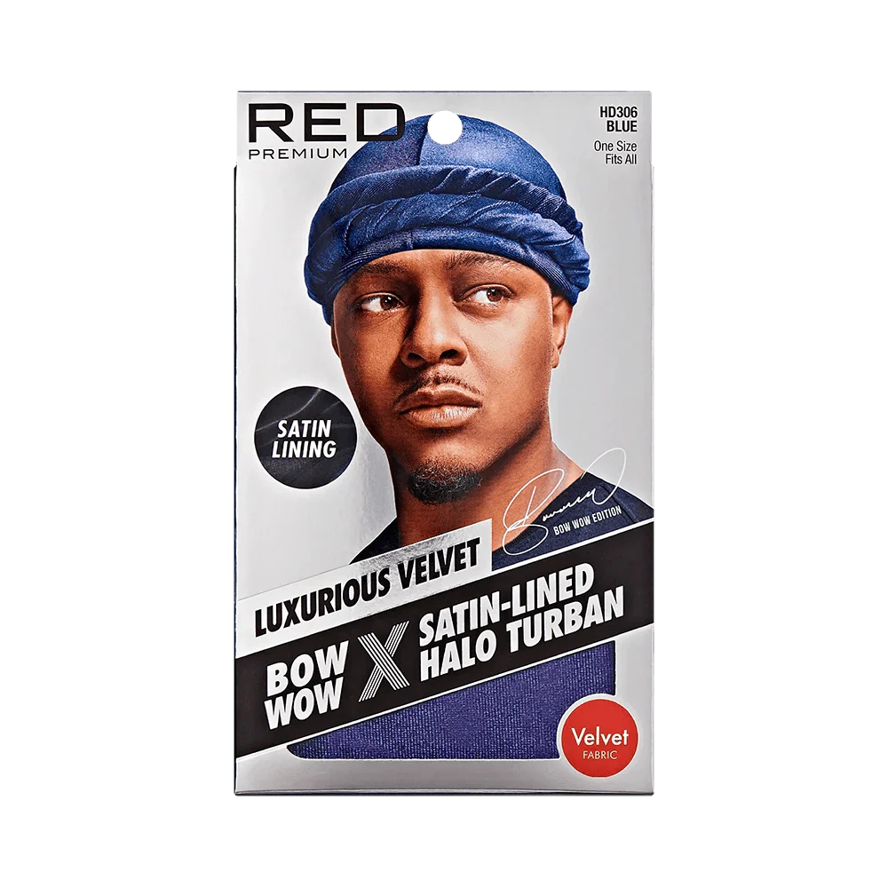 Red by Kiss Premium Bow Wow Satin-Lined Halo Turban - Image 3