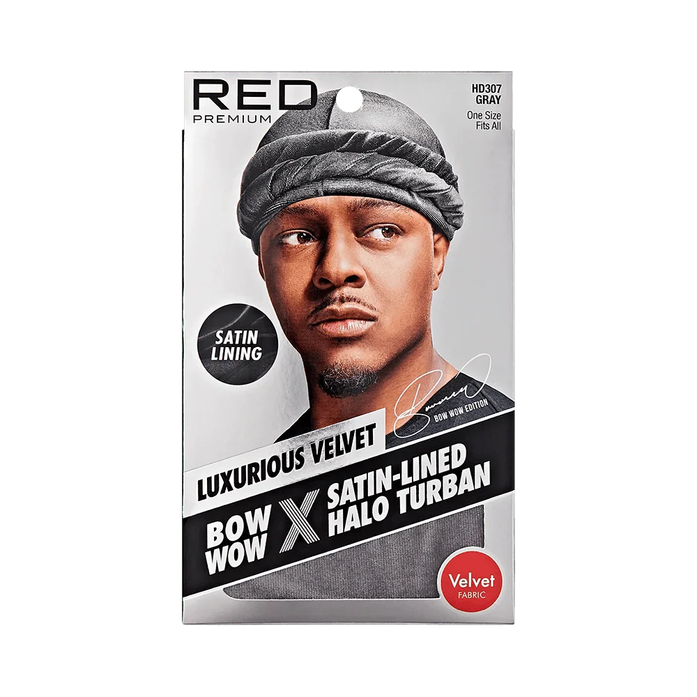 Red by Kiss Premium Bow Wow Satin-Lined Halo Turban - Image 4