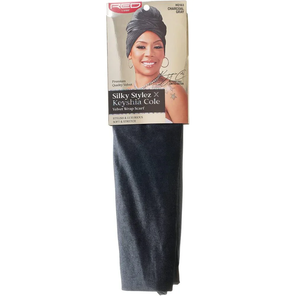 Red by Kiss Premium Velvet Wrap Scarf - Image 3