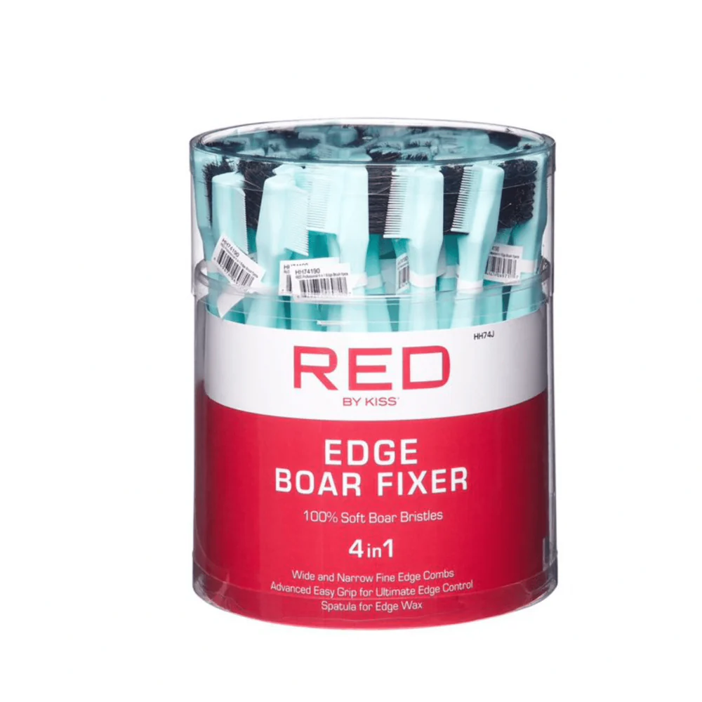 Red by Kiss Professional Edge Boar Brush 4-in-1
