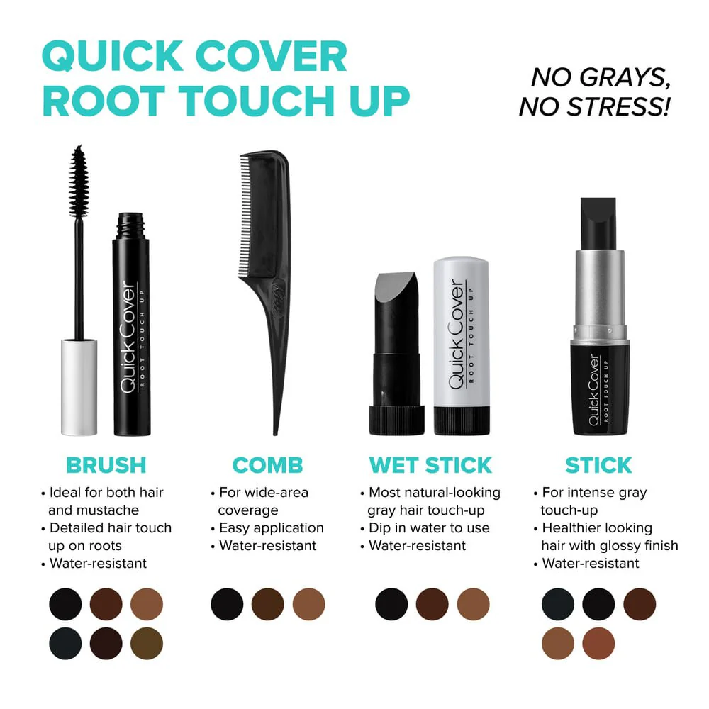 Red by Kiss Quick Cover Root Touch-Up Comb - Image 3