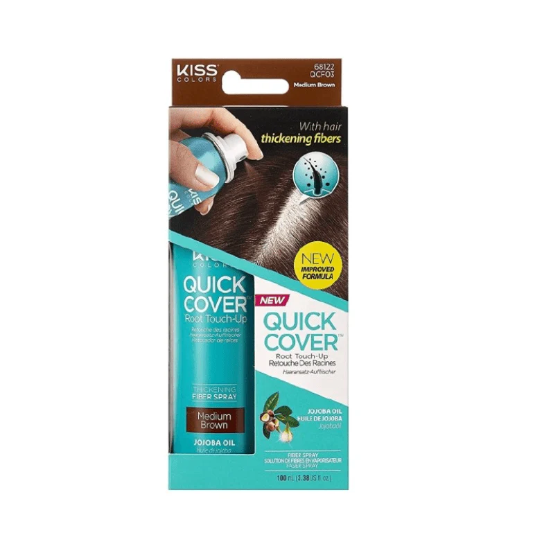 Red by Kiss Quick Cover Root Touch-Up Fiber Spray - Image 8