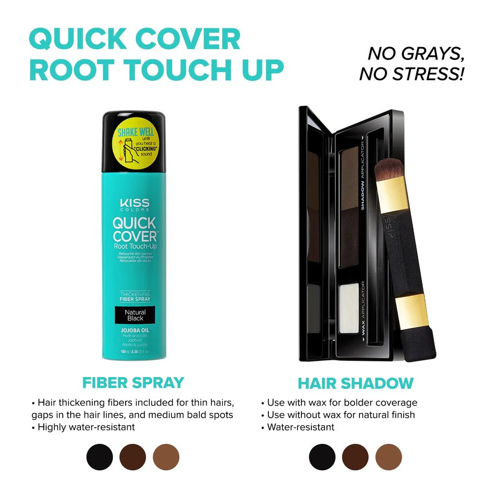 Red by Kiss Quick Cover Root Touch-Up Hair Shadow - Image 10