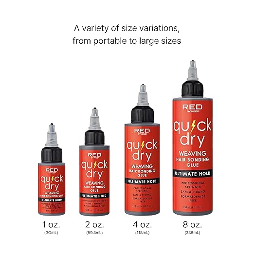 Red by Kiss Quick Dry Hair Bonding Glue