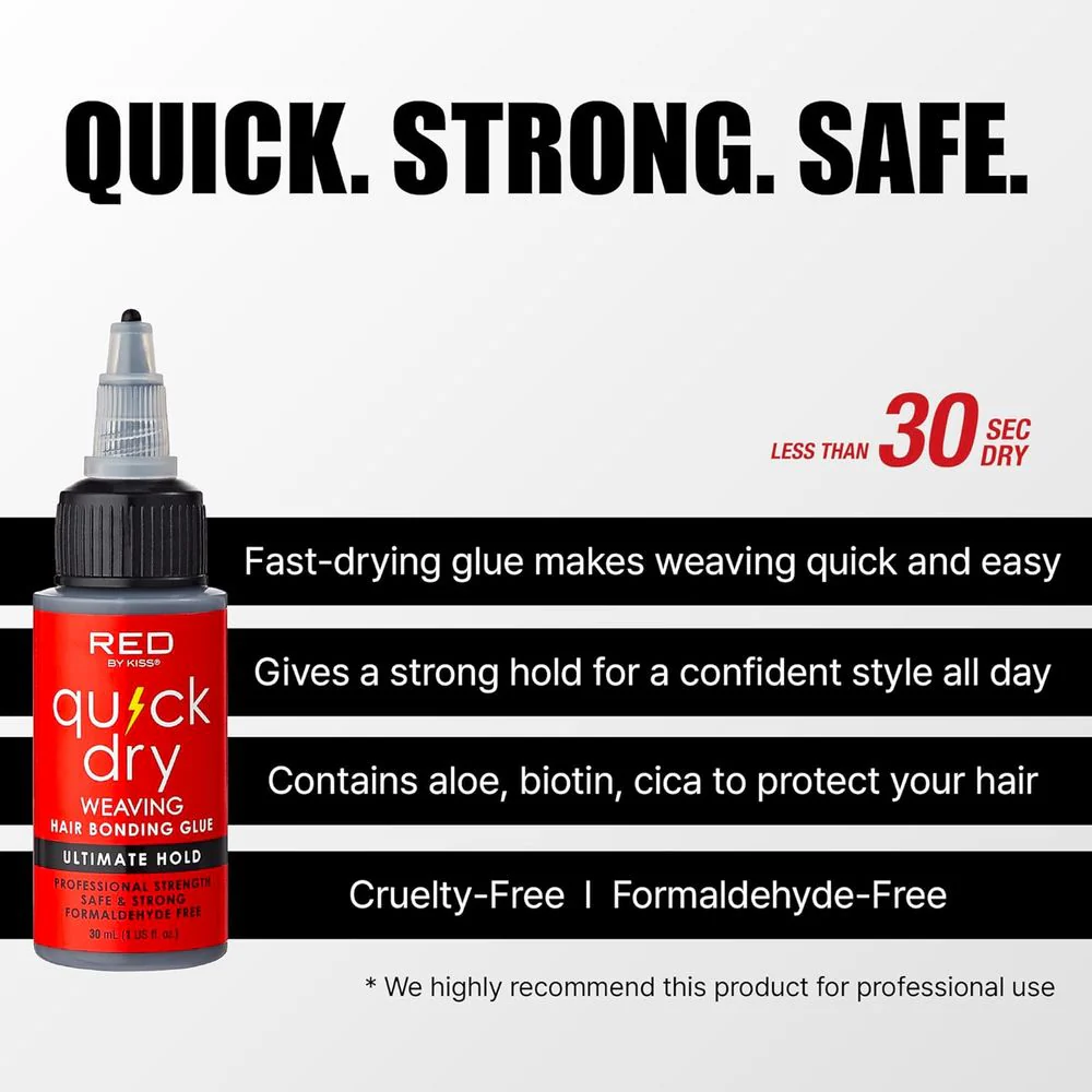 Red by Kiss Quick Dry Hair Bonding Glue - Image 4