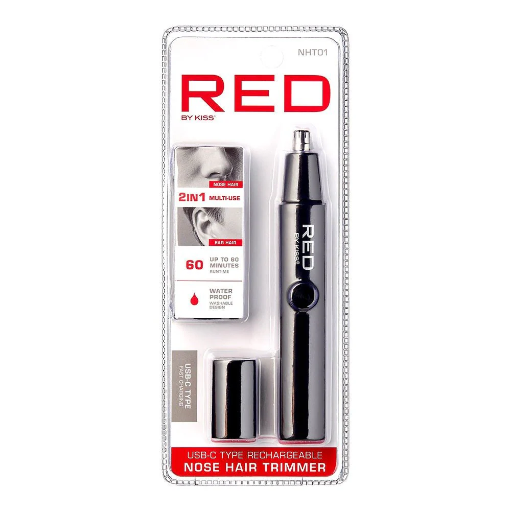 Red by Kiss Rechargeable Nose Hair Trimmer