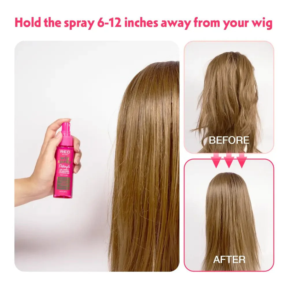 Red by Kiss Remy Human Hair & Synthetic Wig Spray - Image 8