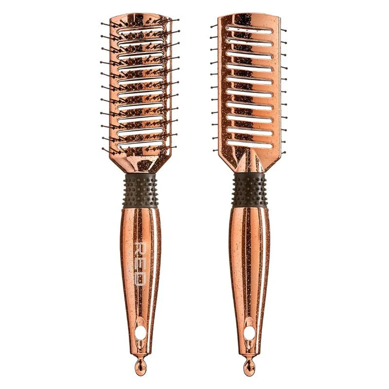 Red by Kiss Rose Gold Paddle Brush – Vented Paddle - Image 2