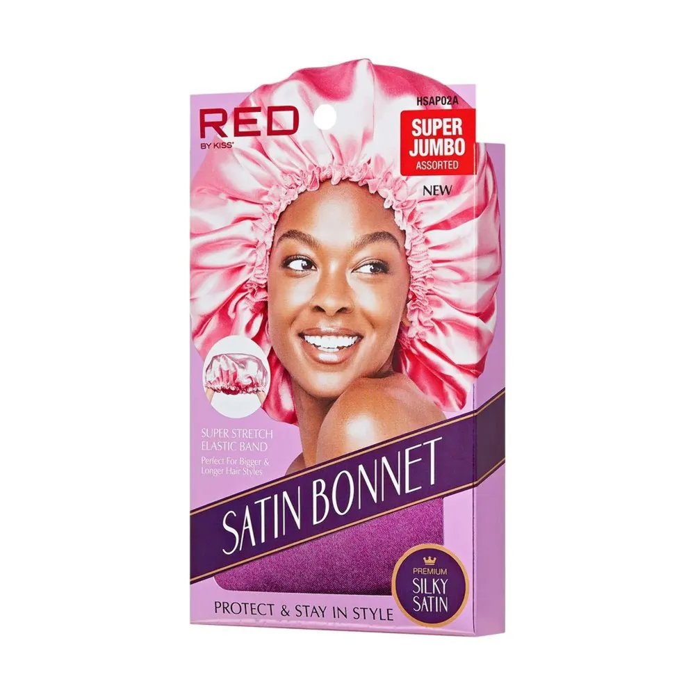 Red by Kiss Satin Bonnet – Super Jumbo - Image 2