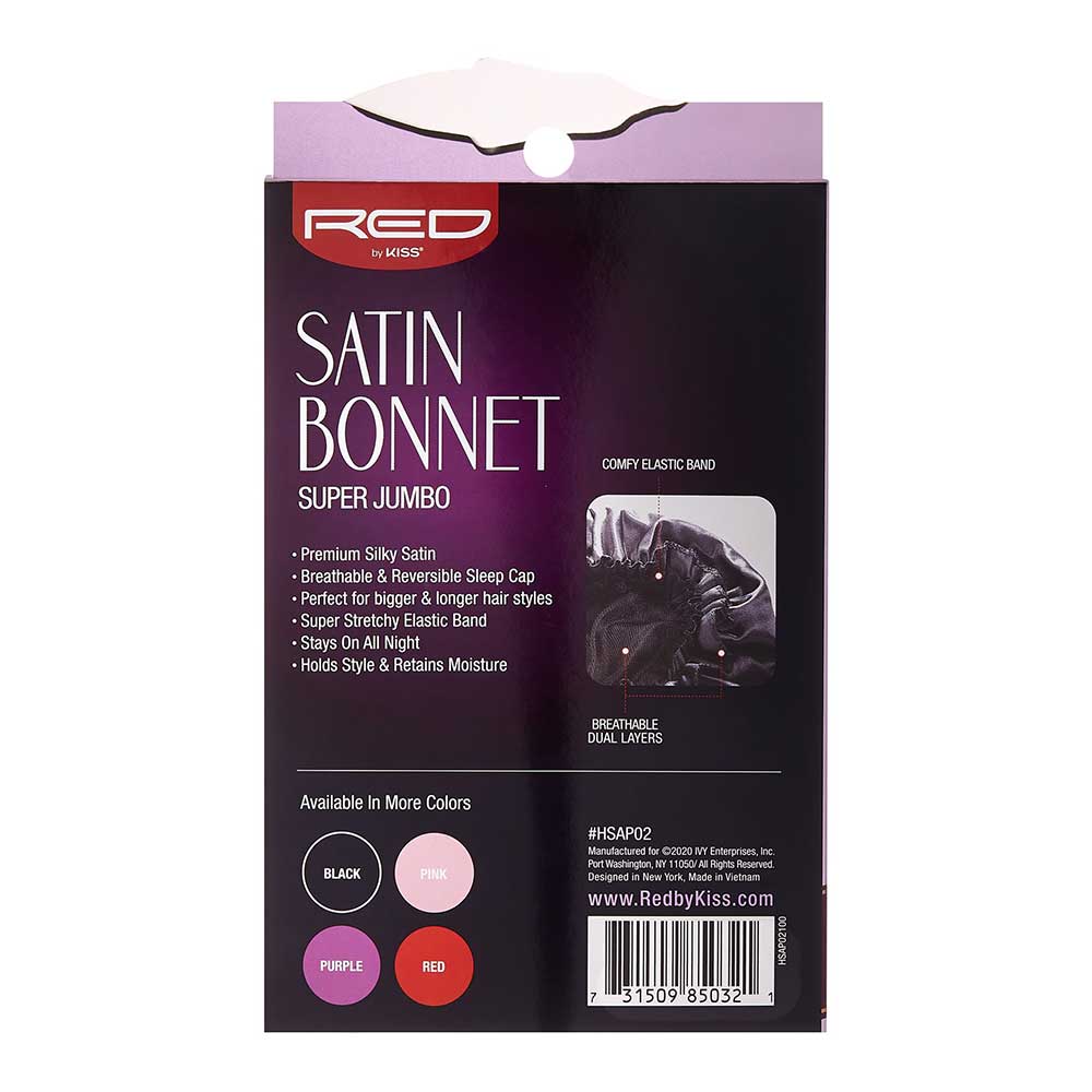 Red by Kiss Satin Bonnet – Super Jumbo - Image 6