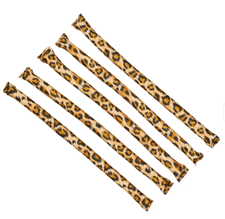 Red by Kiss Satin Flexi Rods – Animal Print - Image 6