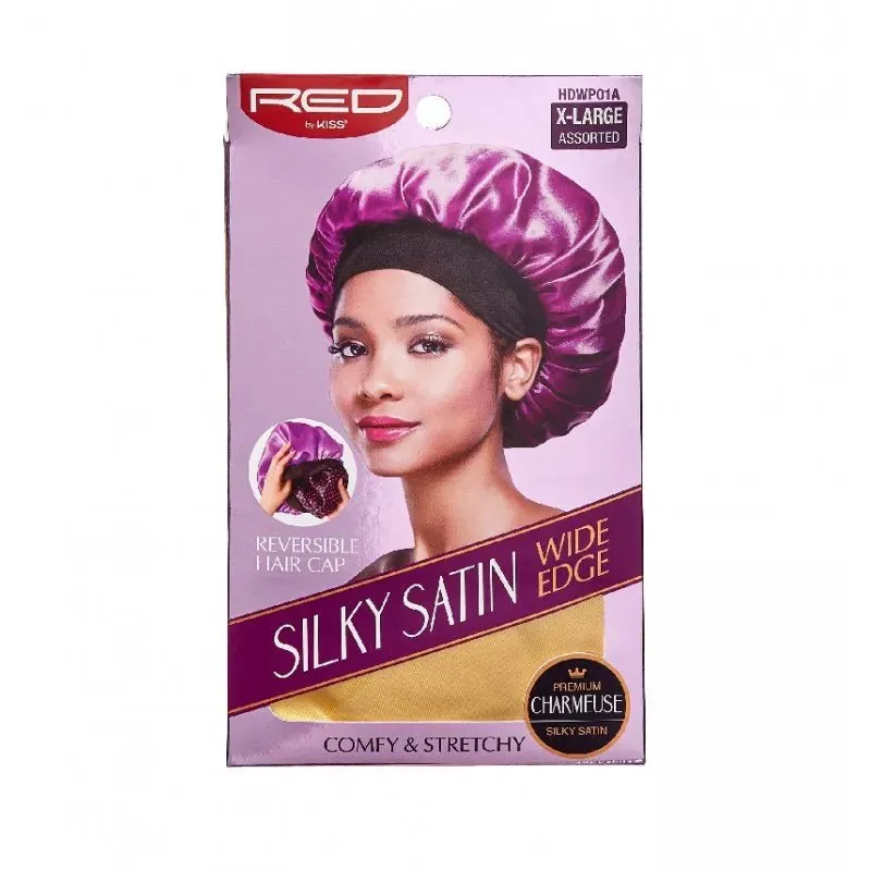 Red by Kiss Silky Satin Wide Edge Bonnet – X-Large - Image 3