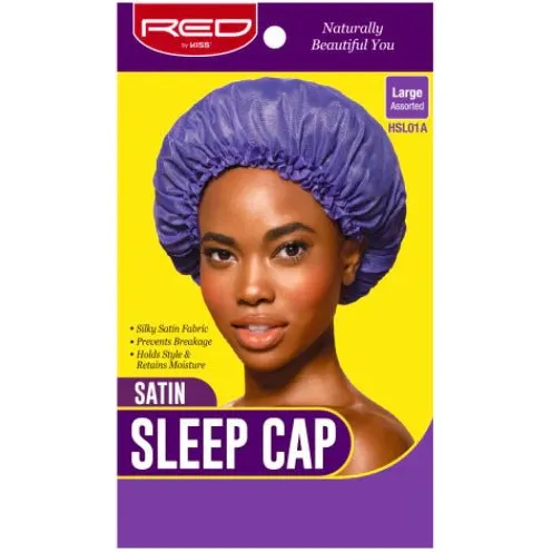 Red by Kiss Satin Sleep Cap – Assorted Colors