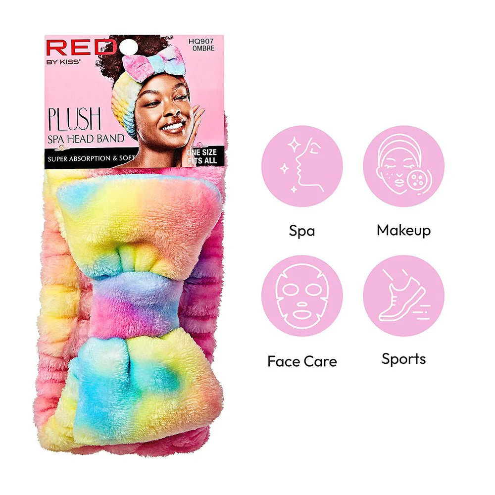 Red by Kiss Plush Spa Head Band - Image 6