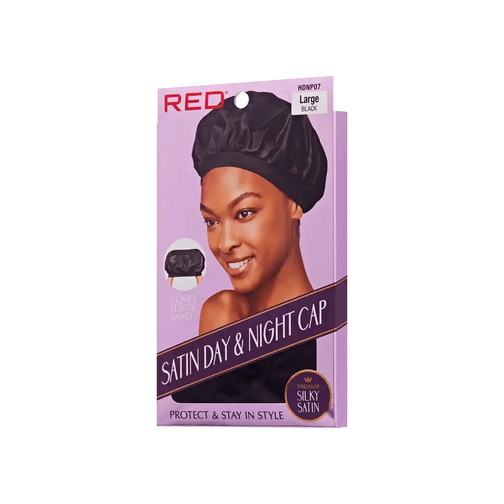 Red by Kiss Silky Satin Day & Night Cap – Large - Image 3