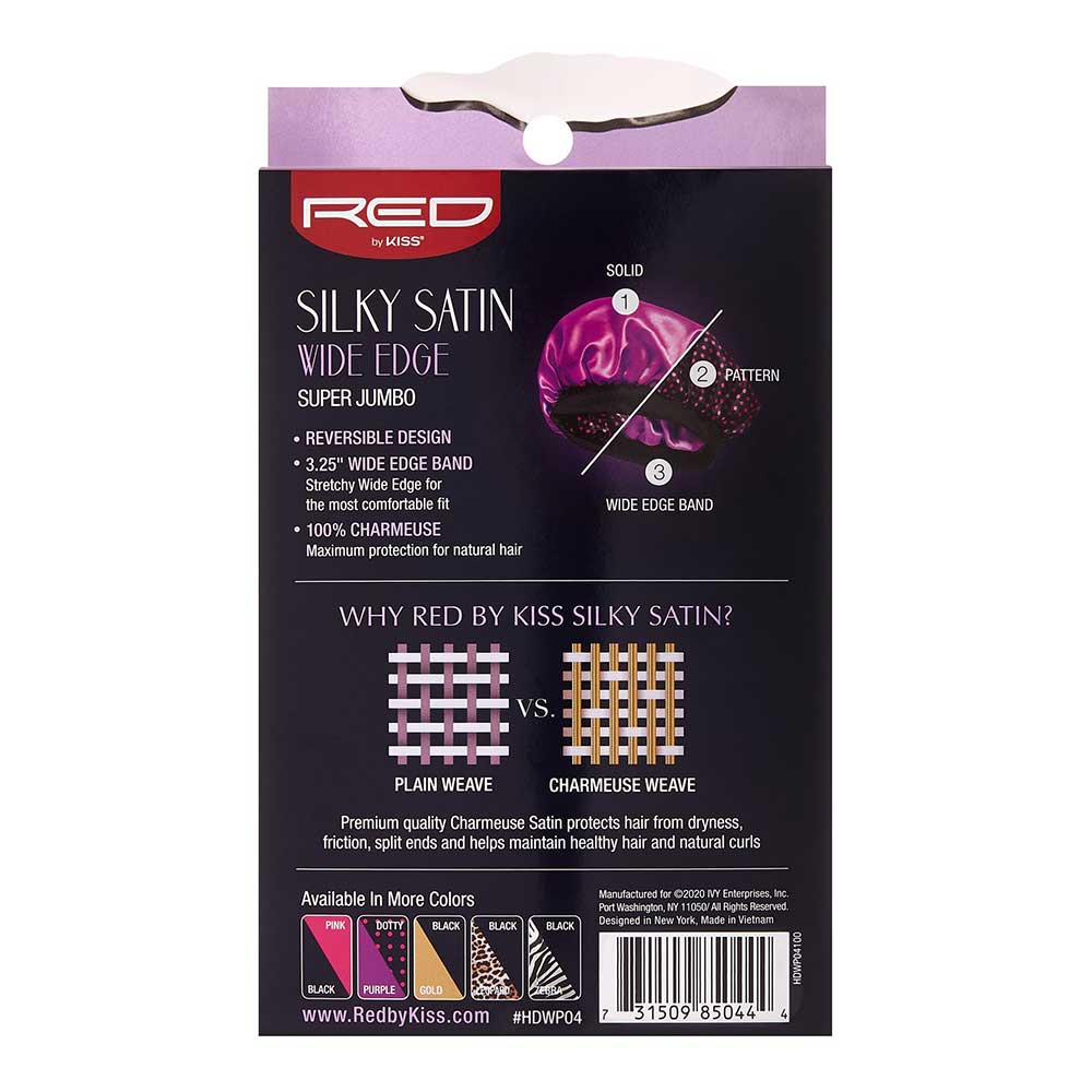 Red by Kiss Silky Satin Wide Edge Bonnet – Super Jumbo - Image 10