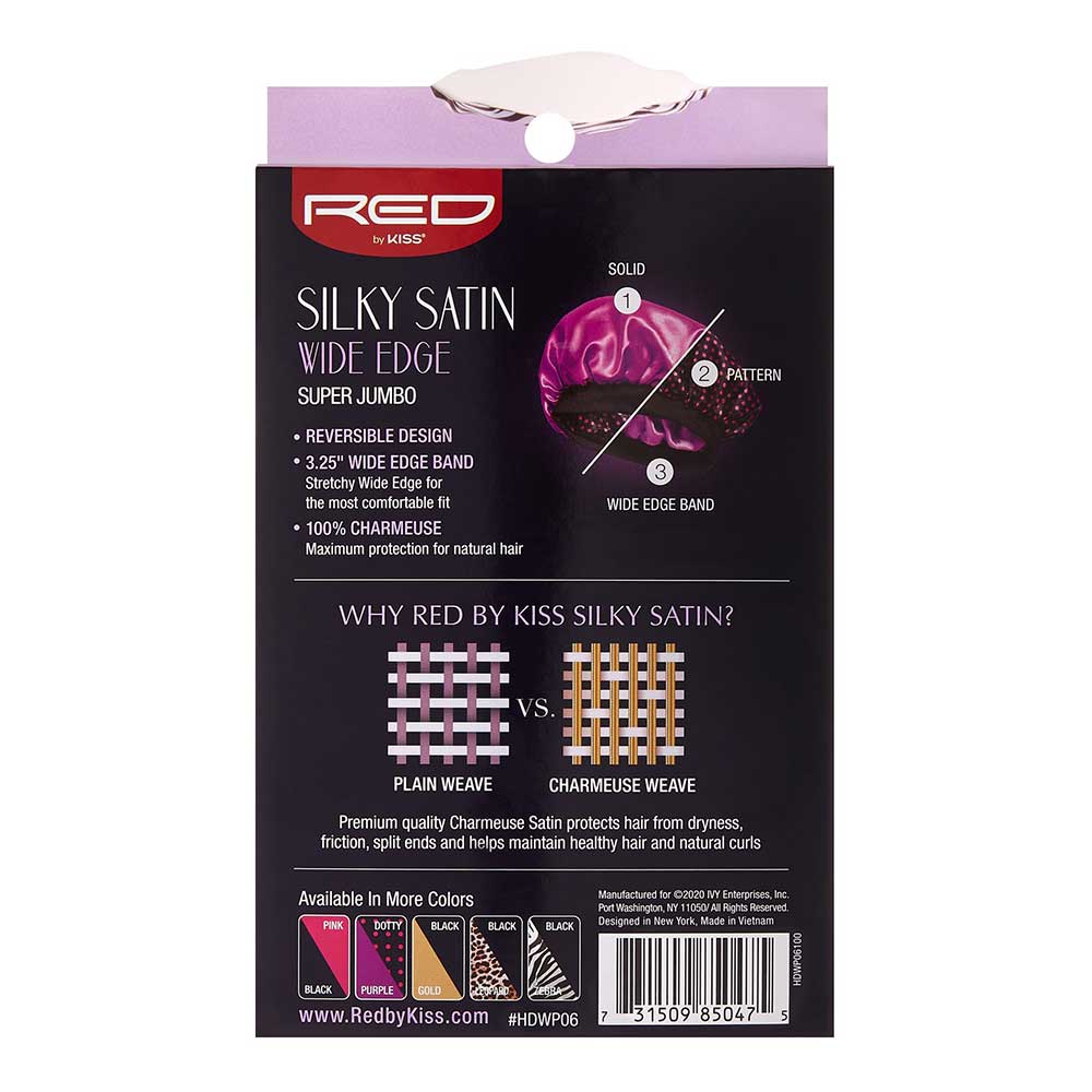 Red by Kiss Silky Satin Wide Edge Bonnet – Super Jumbo - Image 12
