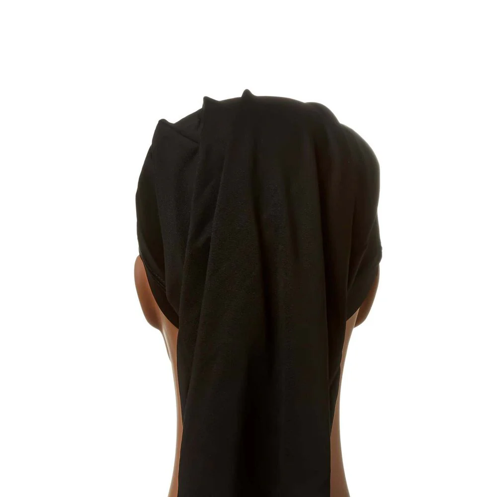 Red Jumbo Spandex Dreadlock Cap - Black - Image 4